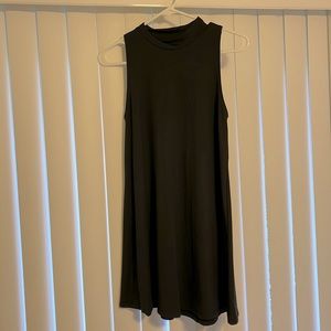 Popular basics black mini dress, size medium